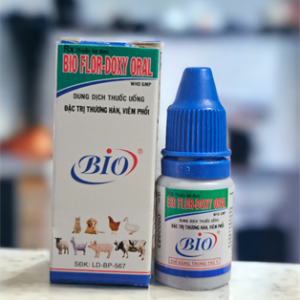 Bio Flor Doxy Oral (Oral) 10ml - Thương Hàn, Viêm Phổi - Lọ
