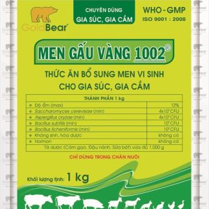 MEN GẤU VÀNG 1002 1kg - Gói