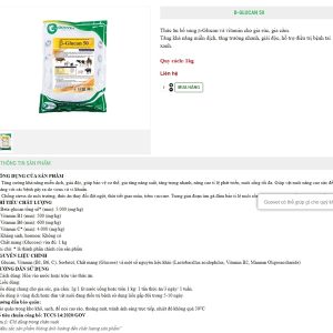 Alternative view of GOOVET B GLUCAN 50% 1KG - Gói 5in1