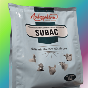 Á CHÂU SUBAC - MEN TIÊU HÓA CAO CẤP - 1kg - Gói 1Kg