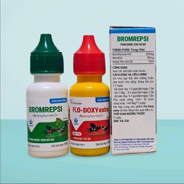 VIAVET Gà Đá (Flor doxy+ Brom) Oral 10ml - Cặp - Ảnh 4