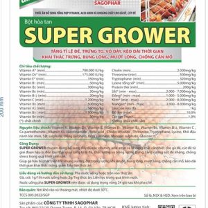 Alternative view of Sagophar Super Grower 1kg - Tăng trứng, kích trứng Egg - Gói (10in1)