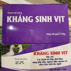 Alternative view of Goovet Kháng sinh VỊT - Hộp 50 gói