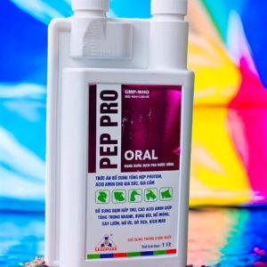 SAGOPHAR PEP PRO 1 Lít Oral - Protein, Đạm, Acid Amin, Tăng trọng giai đoạn cuối - Chai