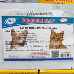 Alternative view of Bio Scour W.S.P 5gr - Đặc trị tiêu chảy chó, mèo - Gói