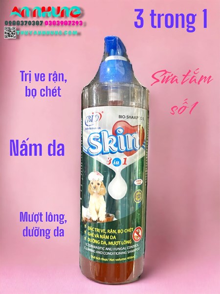 Bio Shampoo 2 Skin 450 ml - Chai 450ml - Ảnh 3