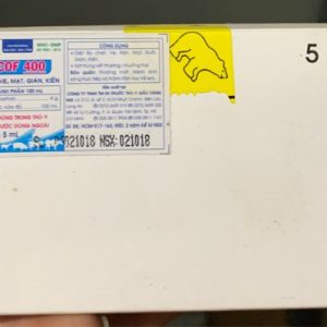 Alternative view of G.V Ecof 400 5ml - Cypermethrin TRỊ VE, MẠT, GIÁN, KIẾN - Lọ
