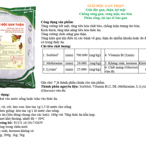 Alternative view of GOOVET GIẢI ĐỘC GAN THẬN - Gói 5in1