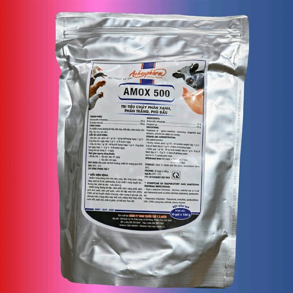 Á CHÂU AMOX 500 - 1kg - Gói 10in1 - Ảnh 2