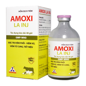 SAGOPHAR AMOXI 20% LA - 100ml - Chai
