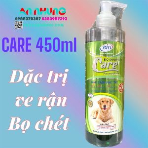 Alternative view of Bio Shampoo 1 Care 450 ml - Trị ve, rận, bọ chét - Chai 450ml