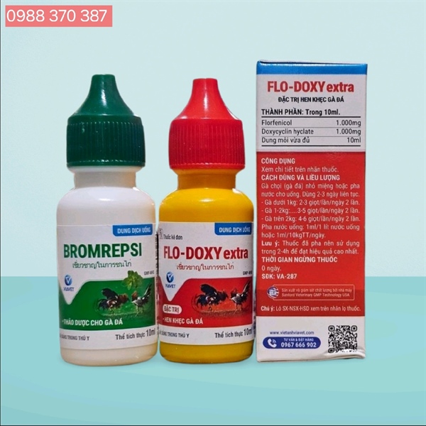 VIAVET Gà Đá (Flor doxy+ Brom) Oral 10ml - Cặp - Ảnh 5