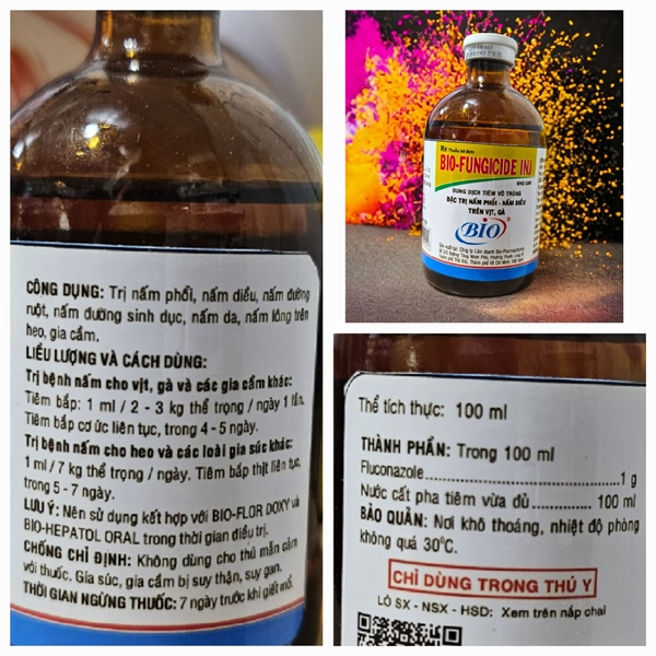 Bio FUNGICIDE INJ 100ml - Lọ - Ảnh 4