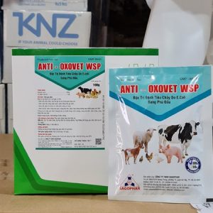 Alternative view of Sagophar Anti Oxovet WSP 100gr - Đặc Trị Tiêu Chảy Do E.coli Sưng Phù Đầu - Gói