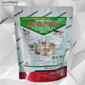 SAGOPHAR MEN CAO TỎI ( ANTIBIO PLUS) 1kg - Gói xá