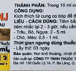 Alternative view of Á Châu Oxytocin 10ml - Hộp 10 lọ