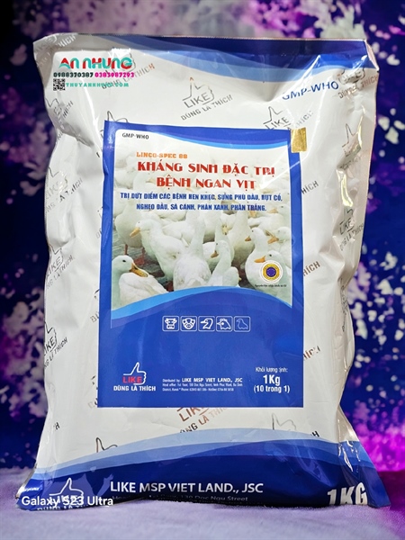 LIKE KHÁNG SINH NGAN VỊT 1kg - Gói 10in1