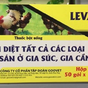 Alternative view of Goovet Levamisol 4.0 10gr - Hộp 50 gói