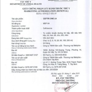 Alternative view of MEBIPHA CEFTRI ONE LA - Chai