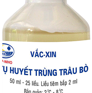 Alternative view of Vaccine Phân Viện- TỤ HUYẾT TRÙNG TRÂU, BÒ - Lọ 25 liều
