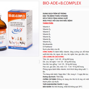 Alternative view of BIO ADE BCOMPLEX - Lọ