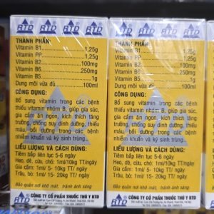 Alternative view of RTD Bcomplex 100ml - Chai 100 ml