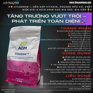 ADM VITA GROW+ 1kg - AD3E - Mỹ - Gói 1KG XÁ