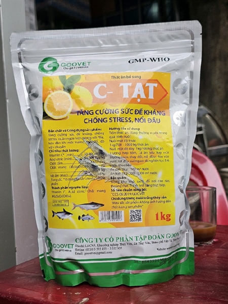 GOOVET VITAMIN C Tạt (Cá) 1kg - Gói - Ảnh 2