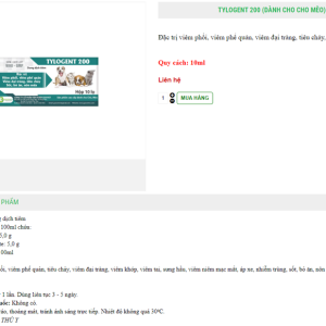 Alternative view of Goovet Tylogent 10ml - Genta Tylo - Hộp 10 lọ