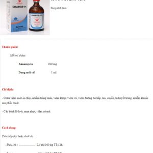 Alternative view of HANVET KANAMYCINE 100ml - Lọ 100ML