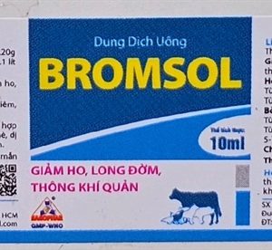 Alternative view of Sagophar Bromsol 10ml oral - Giảm ho, long đờm, thông khí quản - Lọ