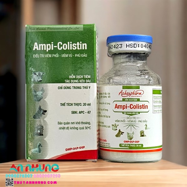 Á Châu Ampi colistin (HD) 20ml - Lọ 20ml