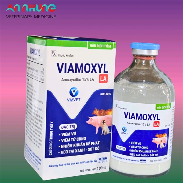 VIAVET AMOXYL LA 15% - Lọ 100ml