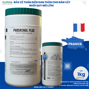 Alternative view of AGRI PHOSRENOL PLUS - giải độc gan thận lách 1kg - lon/ 1kg