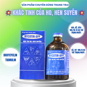 RTD MYCOTIN APP (Tiamulin + Doxy) - Lọ 100ml