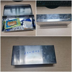 Hộp đựng dụng cụ Inox (D 16 x R 7x C 3) - Hộp