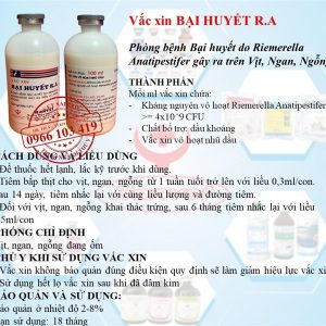 Alternative view of Vaccine Hanvet Bại Huyết R.A Vịt - CHAI/500ML