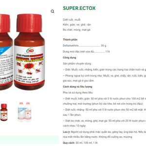 Alternative view of ND Super Ectox 50ml - Hộp 40 lọ