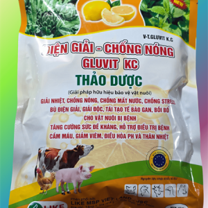 LIKE ĐIỆN GIẢI - CHỐNG NÓNG GLUCO KC THẢO DƯỢC 1kg - Gói 5in1