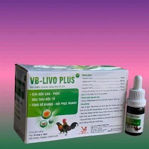 Alternative view of VB Livo Plus (Giải độc gan thận gà đá) 10ml - Hộp 10 lọ