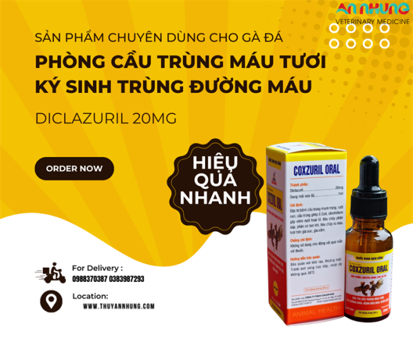 Sagophar Coxzuril oral Gà đá 20ml - Chai 20ml - Ảnh 2