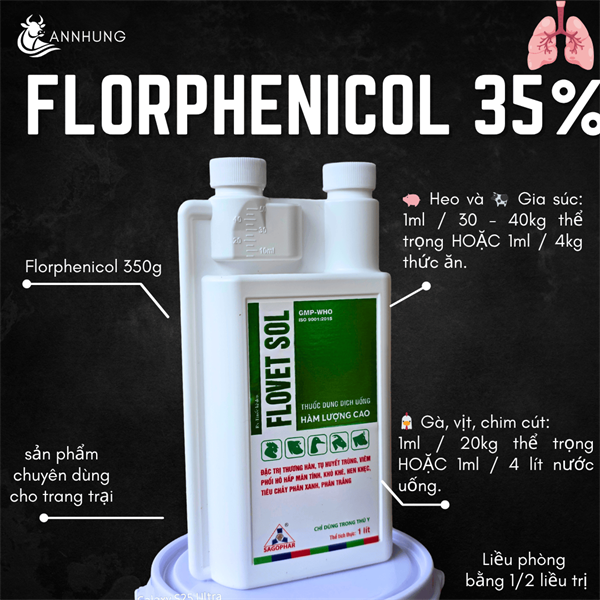 SAGOPHAR FLOVET SOL HLC 1 Lít - Can - Ảnh 2