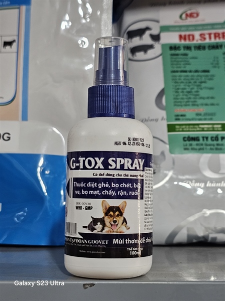 Goovet Gtox Spray 100ml - Lọ 100ml - Ảnh 3