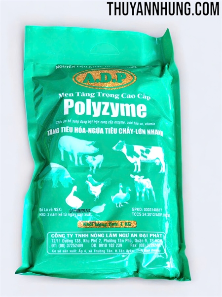 ADP POLYZYME 1kg - Men tiêu hóa - Gói