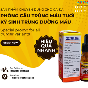 Sagophar Coxzuril oral Gà đá 20ml - Chai 20ml