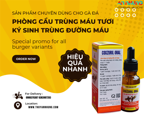 Sagophar Coxzuril oral Gà đá 20ml - Chai 20ml