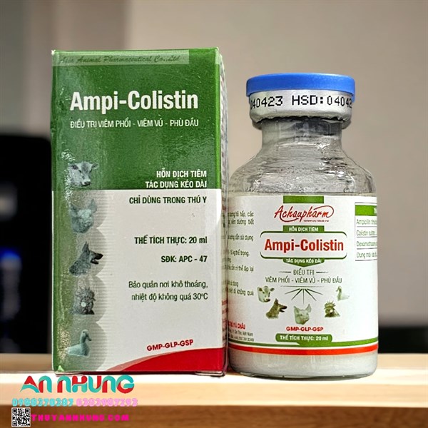 Á Châu Ampi colistin (HD) 20ml - Lọ 20ml - Ảnh 2