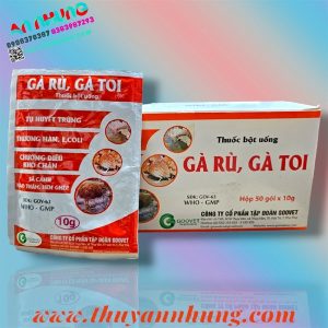Goovet gà rù, gà toi 10gr - Hộp 50 gói