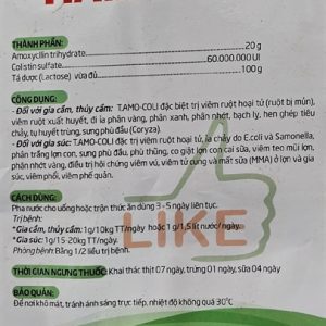 Alternative view of LIKE T. AMO COLI 1kg - AMOX 20% - Gói 10in1