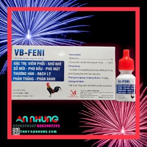 Alternative view of VB Feni 10ml - Flo Viêm phổi, khò khè, sổ mũi, phù đầu, phù mặt, thương hàn, phân xanh, phân trắng - Hộp 10 lọ